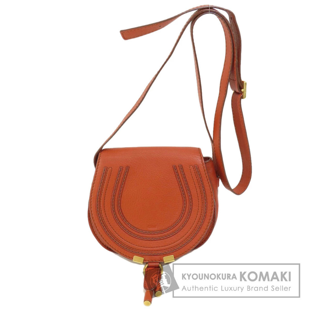Chloe Marcie Saddle Shoulder Bag Leather